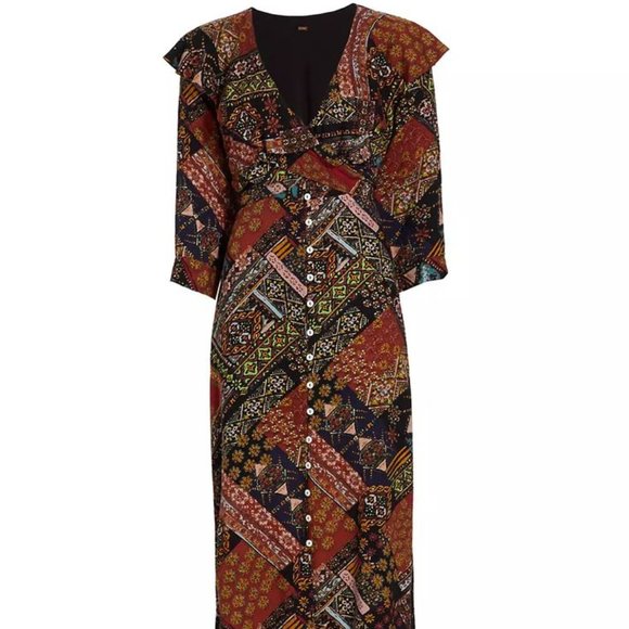 Free People Dresses & Skirts - ♠️BLACK FRIDAY SALE♠️ FREE PEOPLE LENNON MAXI DRESS SIZE XS